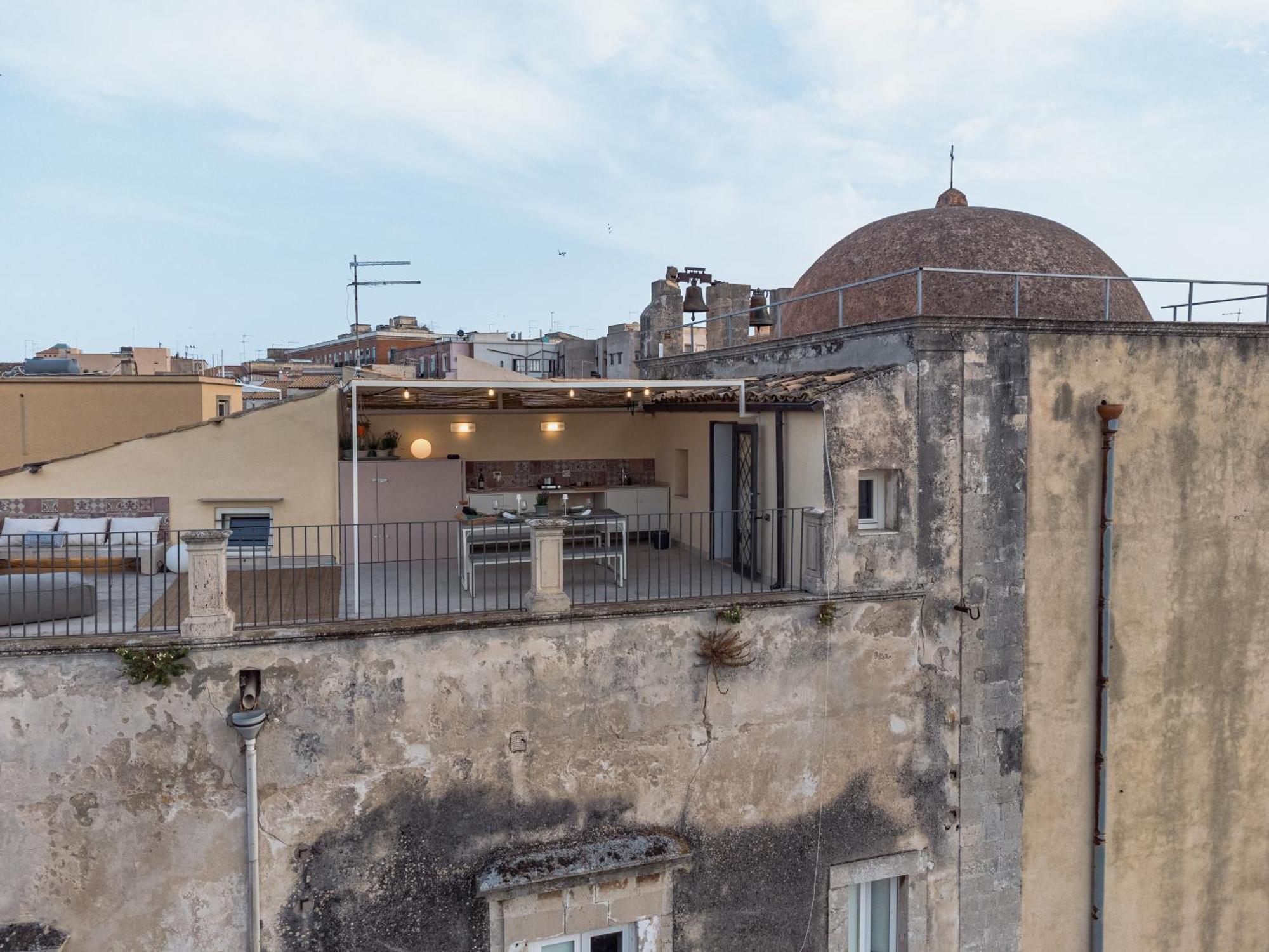Appartamento Alma Maris Terrazza Al Tempio By Bed&Bros Syracuse Esterno foto