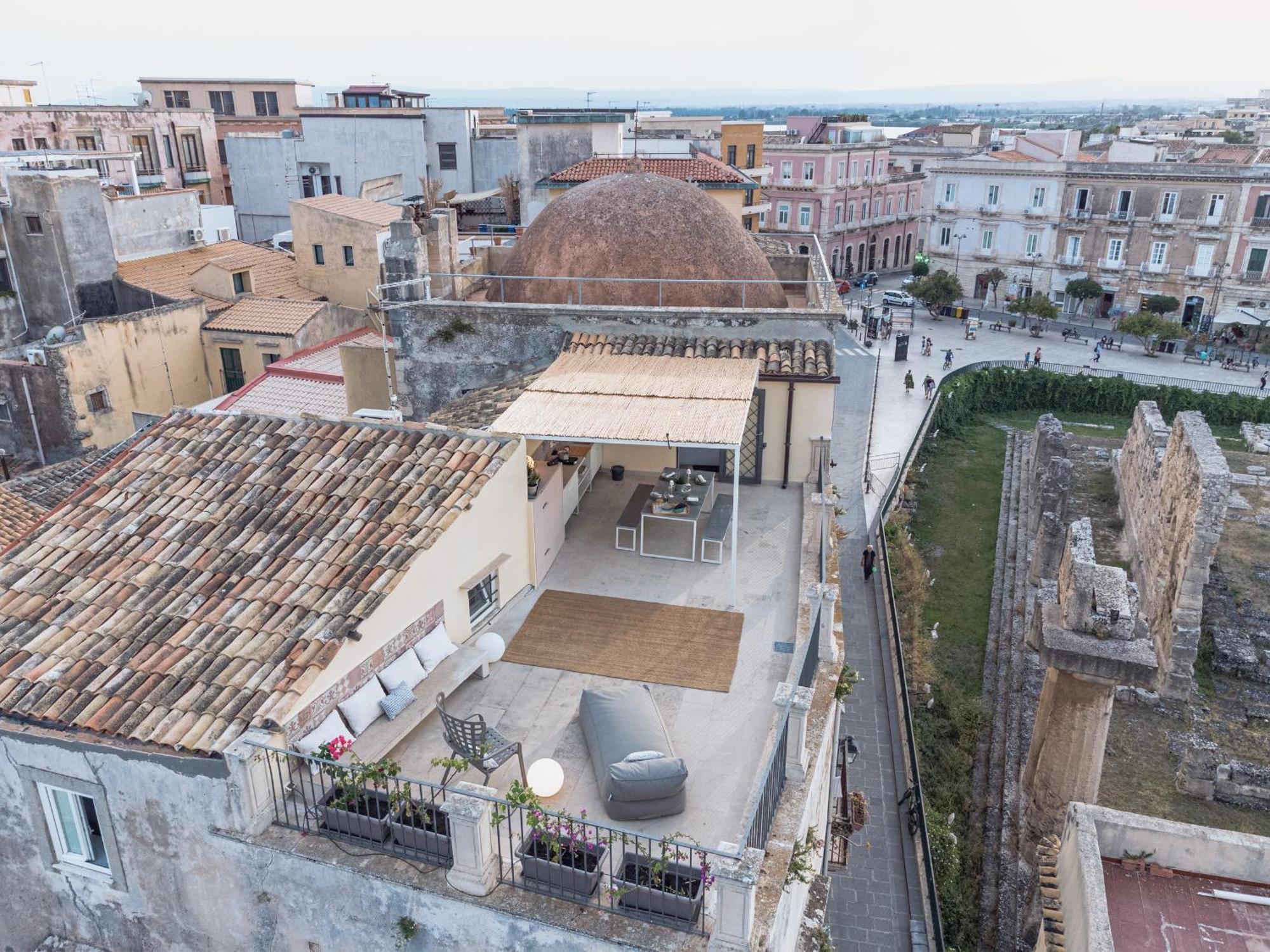 Appartamento Alma Maris Terrazza Al Tempio By Bed&Bros Syracuse Esterno foto